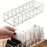8-grid nail art storage box, cosmetics storage box, dormitory desktop organization, lipstick jewelry box, divided into compartme 1