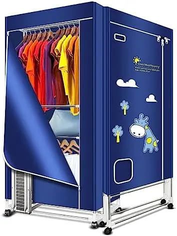 

Portable Dryer, 1600W-67 Inch Clothes Dryer, 35LB Capacity Foldable 3-Tier Portable Dryer , Energy Saving (Anion) Mini Dryer wi