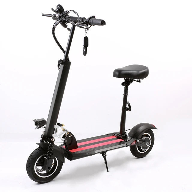 Trottinette électrique puissante avec siège pour adulte, pneu de