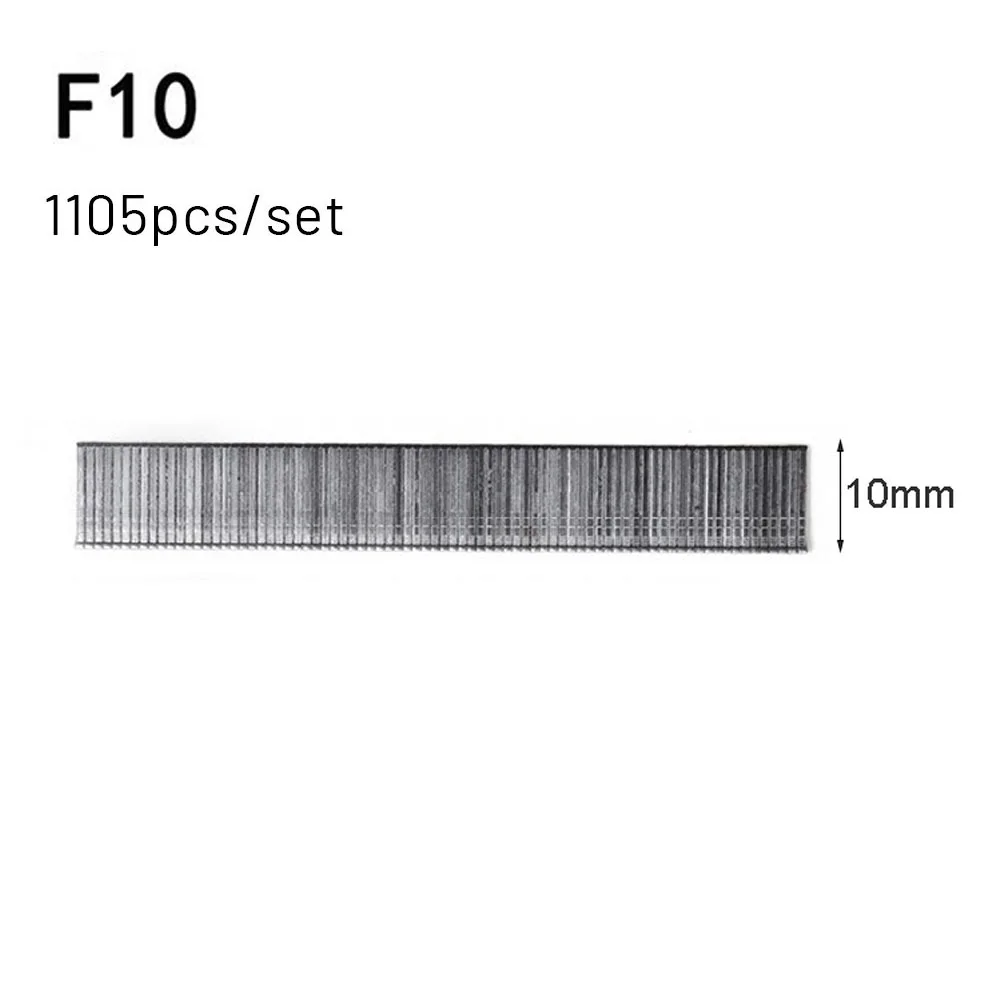 

Practical Durable Staple 1105pcs Brad Nails F15/F20/F25/F30 For DIY Home/Gardening Furniture Decorating Kit Set Stainless Steel