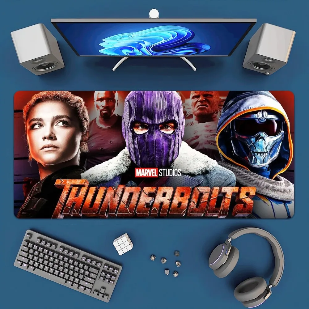 BEAST KINGDOM T-Thunderbolts 2025 Mousepad Office Large Mouse Mat Keyboard Mats Rubber PC Computer Game Big Anti-slip Mice Mat 3