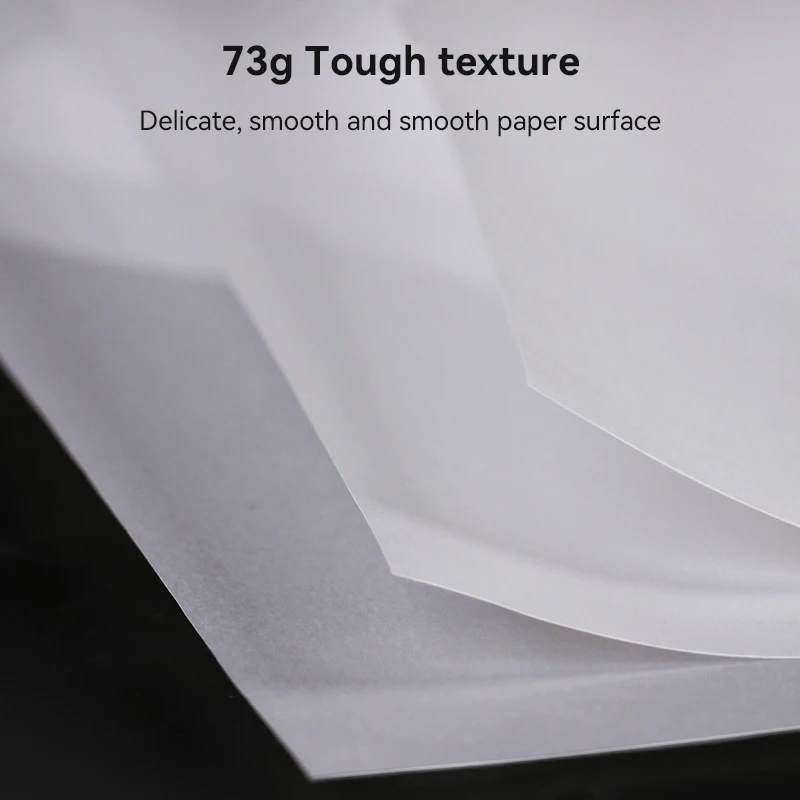 A5/A4 Translucent Tracing Paper Transparent Copy Transfer Printing Drawing Paper 50Sheets for Art Calligraphy Writing Drawing - 2
