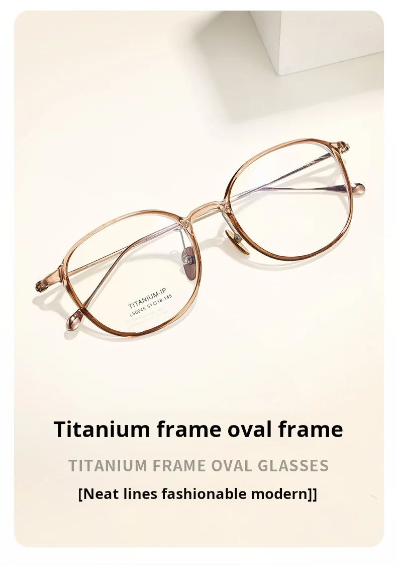 Ultraleichtes 6,6 g Retro-Rundmaterial, Anti-Blaulicht-Brillengestell für Herren, optischer Brillengestell für Damen, 50045 – Detail 3