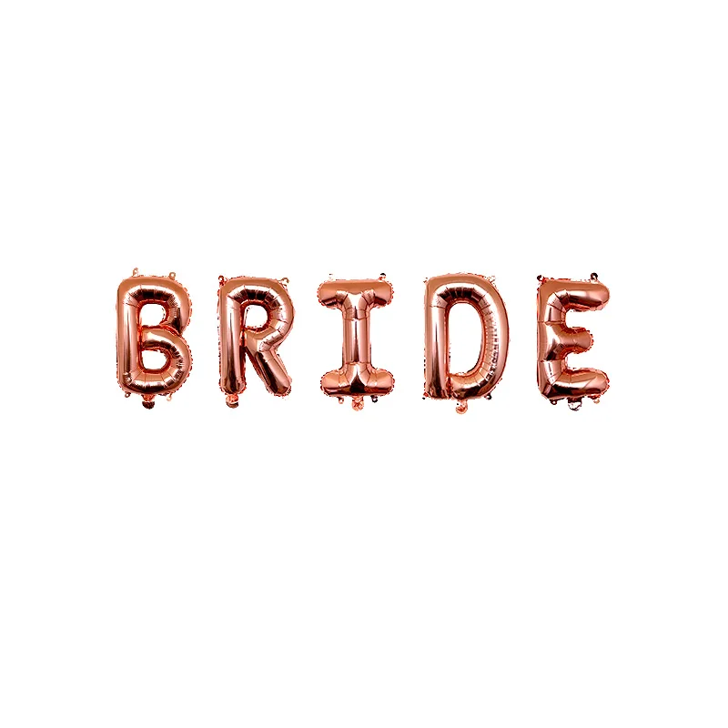 Elegant Rose Gold Bride To Be Celebration Balloon Set with Crown Accents