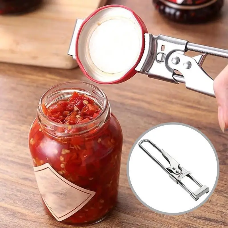 Dropship 1pc, Can Opener, Multifunctional Can Opener, Glass Can Twist Cap  Artifact, Adjustable Jar Opener, Stainless Steel Labor-saving Screw Bottle  Opener, to Sell Online at a Lower Price