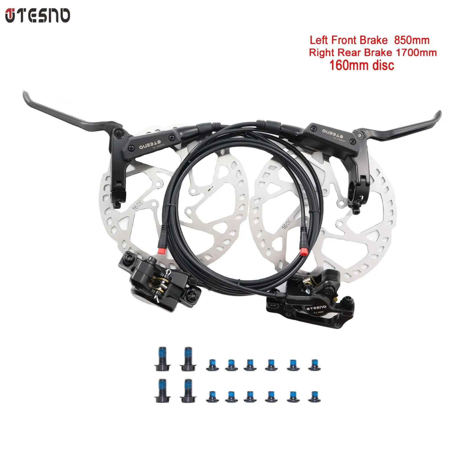 Left F Right R 160mm