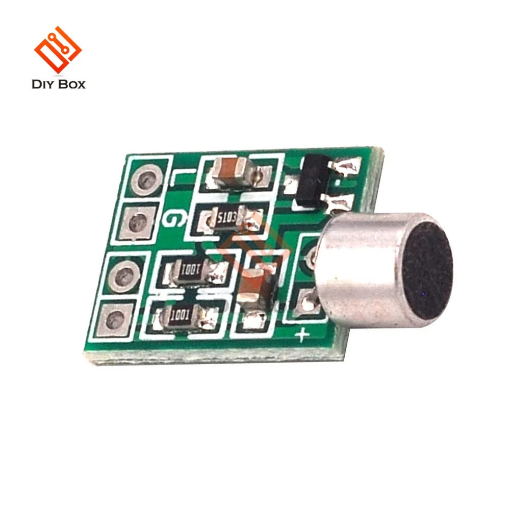 Audio Amplifier Board Mini Microphone Module Speaker Circuit Board DC 2.5-9V 14x12mm Mic Accessories 1/2/3/5pcs