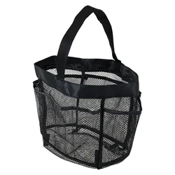Portable Quick - Dry Mesh Shower Caddy for Toiletry Storage and Organization (Single handle)