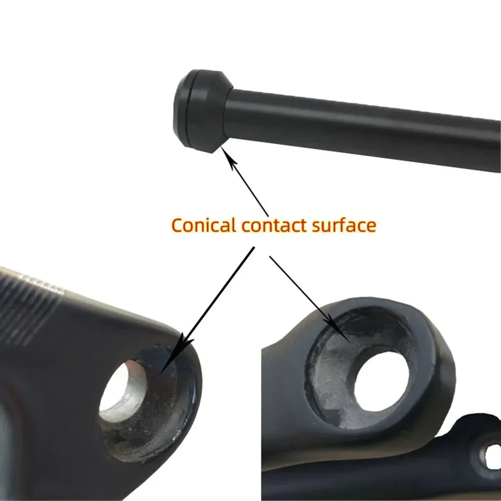 Bicycle Thru Axle 1pc Bike Bicycle Thru Axle Lever 100/142/148x12mm For Boost BMC Cube S-Works Aluminum Alloy Front Fork Bucket Shaft