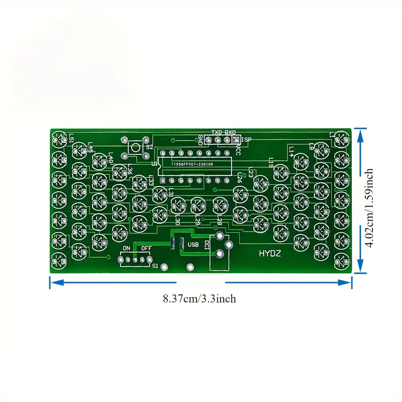5V DIY Electronics Hobbyist Hourglass Kit with LED Light, Practice Electronic Component Welding, Programmable Microcontroller - Image 3