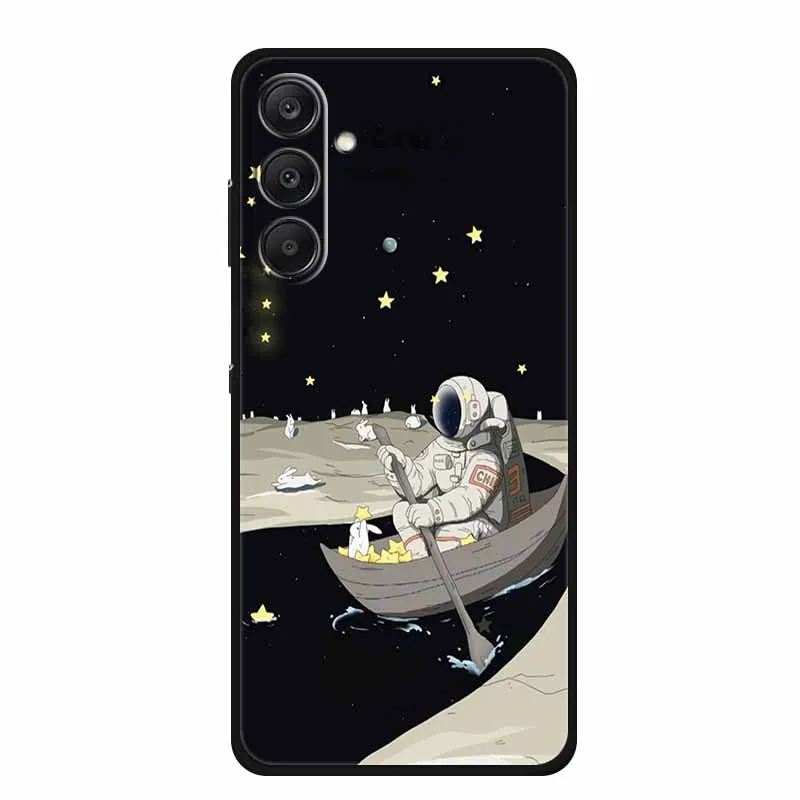 Cool Astronaut Space Soft Silicone TPU Phone Case
