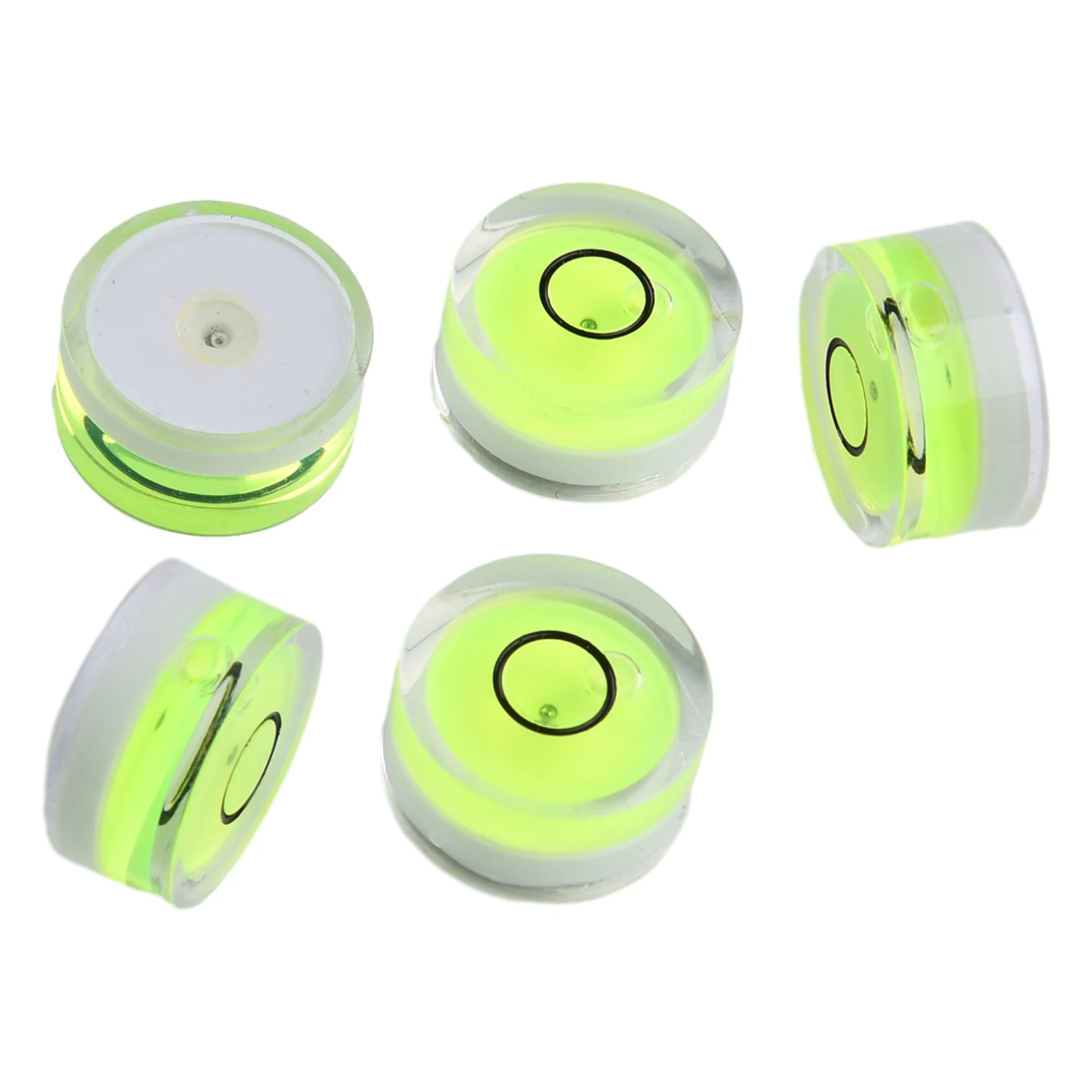 5pcs Mini Round Accuracy Bubble Level Bullseye Instrument Horizontal Precision Bubble Level Measuring Tool