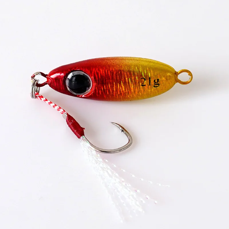 Lot De 5 Leurres Métalliques Jigging – 10G à 60G – Pêche En Mer Et Rivière