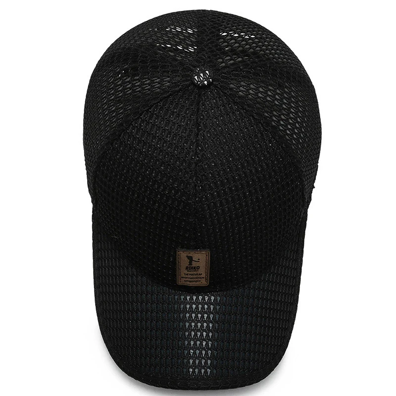 Men's Baseball Cap Summer Breathable Full Net Shade Fishing Cap Outdoor Leisure Sports baseball cap