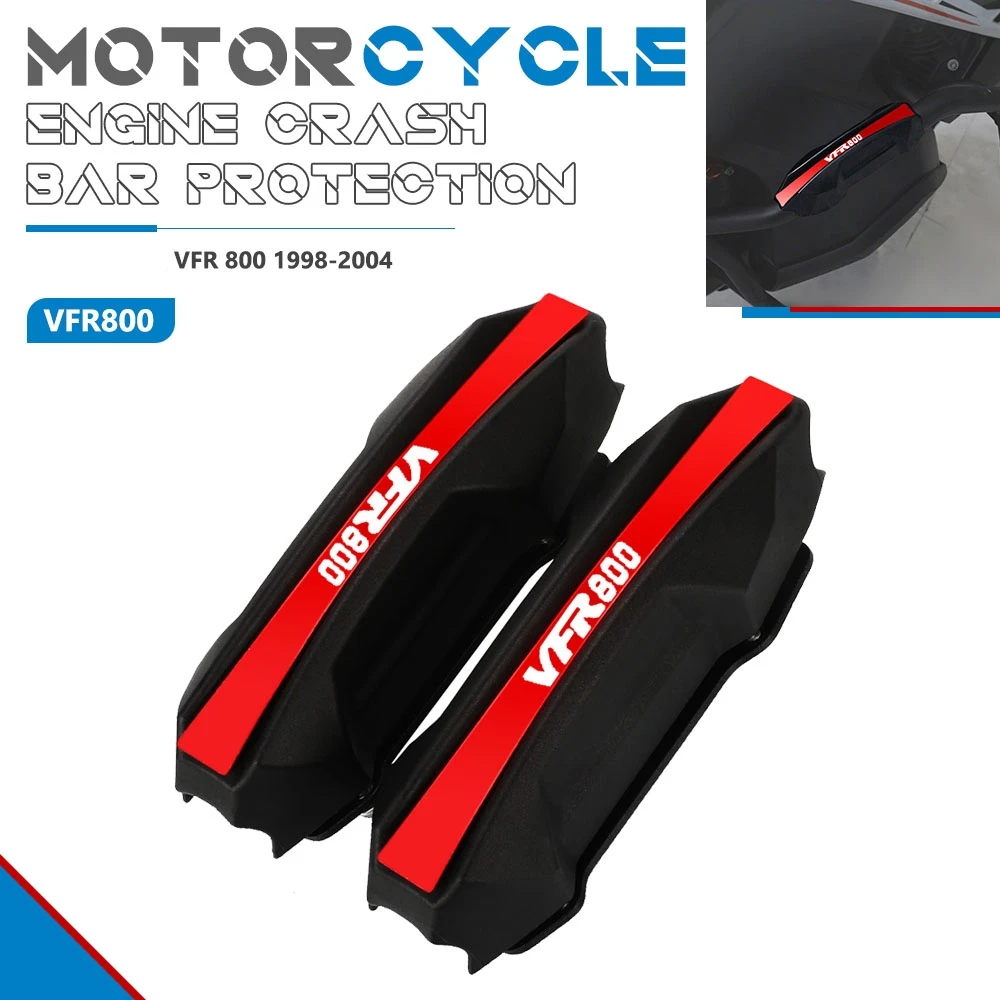 

25 мм для Honda VFR 800 1998-2004 VFR800FIWI VFR800VTEC VFR800F полоса защиты двигателя бампер VFR800 декоративная защита блока