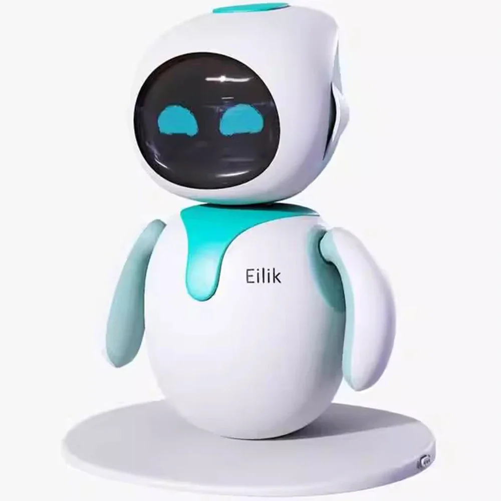 thumbnail image 1 of Eilik Robot inteligente para mascotas con inteligencia artificial, compañero de interacción emocional, robot mascota de vida para el hogar, figura de acción de robot Eilik, modelo de juguetes, regalo, 1 of 5
