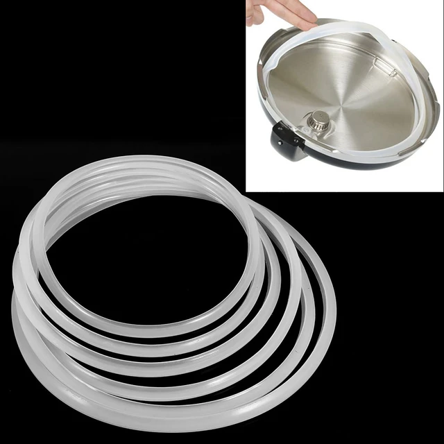 6 Sizes Replacement Clear Silicone Gasket Sealing Ring for Home Pressure Cooker Kitchen Tool Cooker Sealing Ring Silicone Gasket 3
