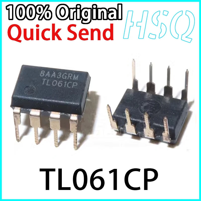 

10 шт. TL061 TL061CP прямая вставка DIP8 новый оригинальный одноканальный микросхема операционного усилителя IC