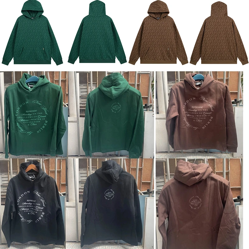 

Letter Printing REP Hoodies Classic Solid Color Multi Style Sweatshirts Men Women Casual Loose Fashion Rep Sportswear