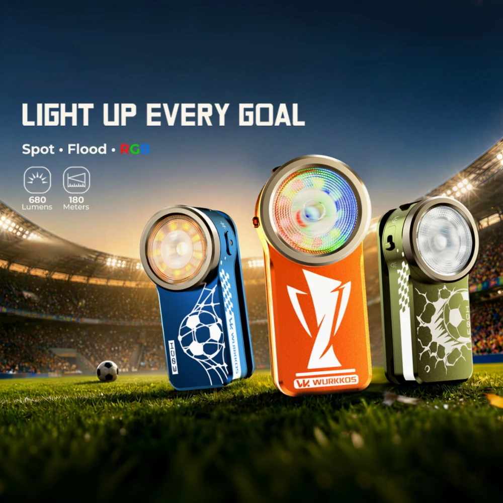 Wurkkos HD03 680LM Mini Clip Light USB Rechargeable Pocket Flashlight Spotlight/Floodlight Portable RGB Torch with Magnet — view 2