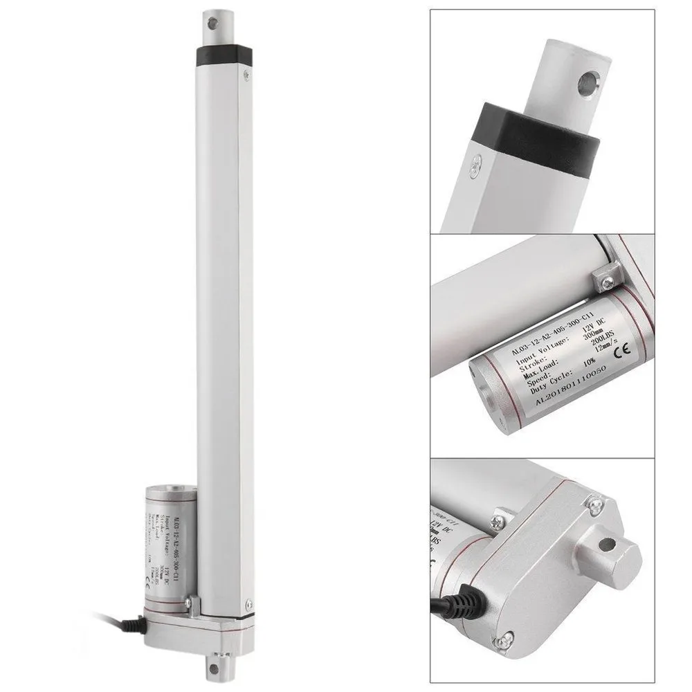 750N 전기 리니어 액추에이터 12V DC 모터 리니어 모션 컨트롤러 리미트 스위치 포함 JS-TGZ-U2