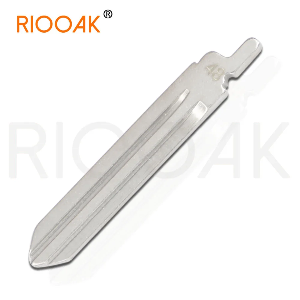 10pcs Replacement Metal Blank Uncut Flip Remote Car Key Blade #48 NSN14 for Nissan Original 2014 Remote, car remote key,car key