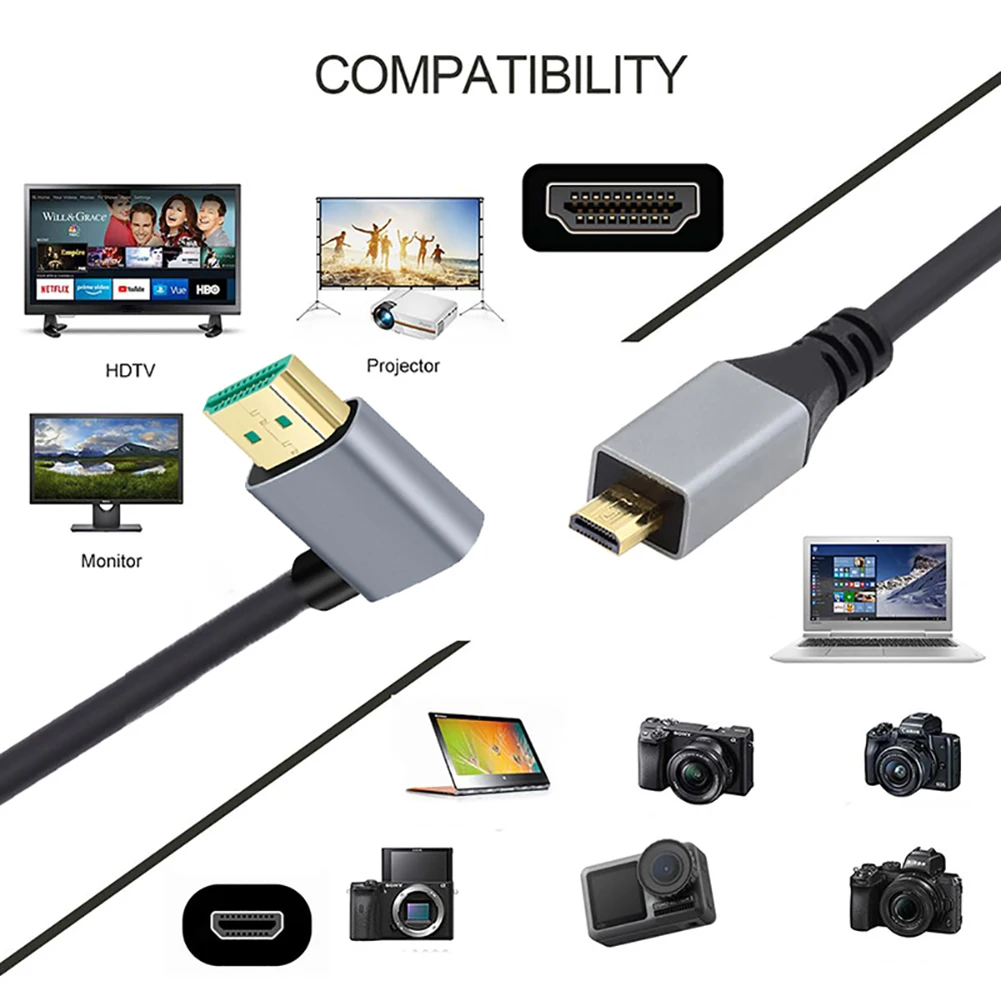ũ HDMI to HDMI ȣȯ ̺, ī޶ Ϳ  , 2.10.5/1/2M, 48Gbps, 8K, 60Hz