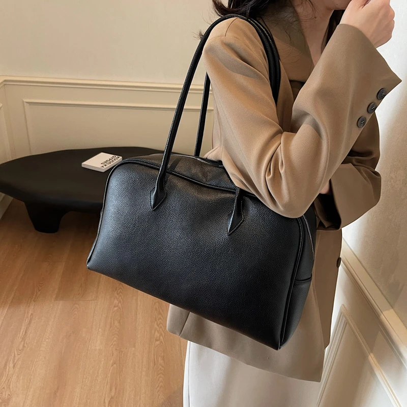 Umhängetaschen mit großer Kapazität, Business-Pendeltasche, 2025, hochwertige Taschen für Damen, Reißverschluss, Pu-Damenhandtaschen, Reisetasche – Detail 11