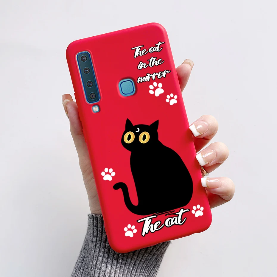 Stylish Painted Soft Silicone Shockproof Bumper Case for Samsung Galaxy A9 2018