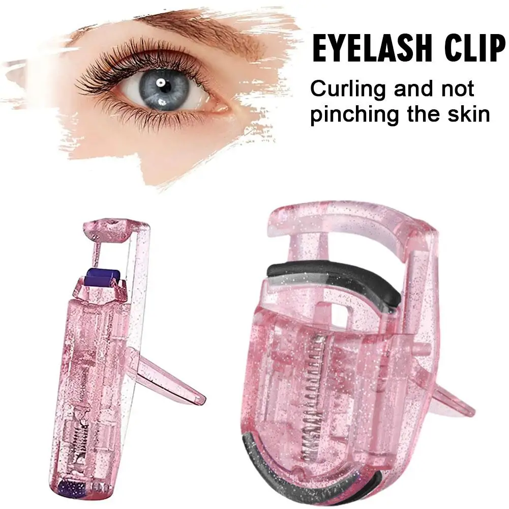 1pcs Portable Eyelash Curler Professional Multicolor Curling Auxiliary Eyelash Eyelashes Make False Clip Folding Up Beauty K9C8 eyelash curler