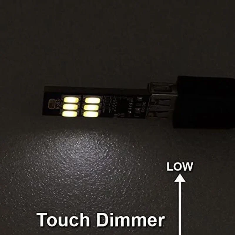USB Card Light Control Double-sided Camping Night Light 6 LED Keychain Night 1W 5V Dimming Pocket Card led light night light mini night light mini led light
