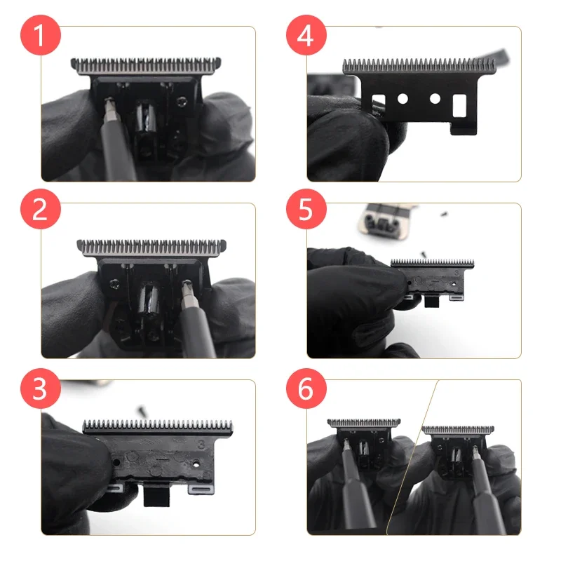 Original Replacement Movable Blade for Kemei KM-2299 Clipper Professional Hair Trimmer Cutting Knife Head Parts Accessories 3