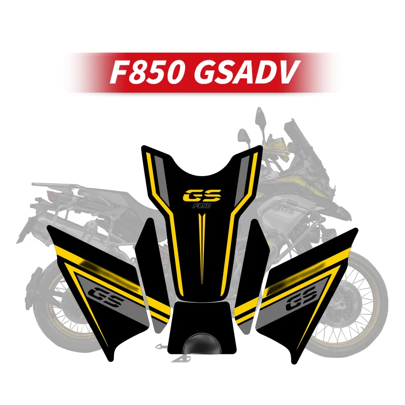 

For BMW F850 GSADV Motorcycle Fuel Tank Protection Stickers Kits Of Bike Accessories Decoration Refit Gas Fuel Decals