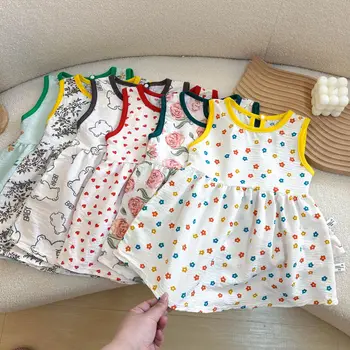 Girls Sleeveless Princess Dress 1