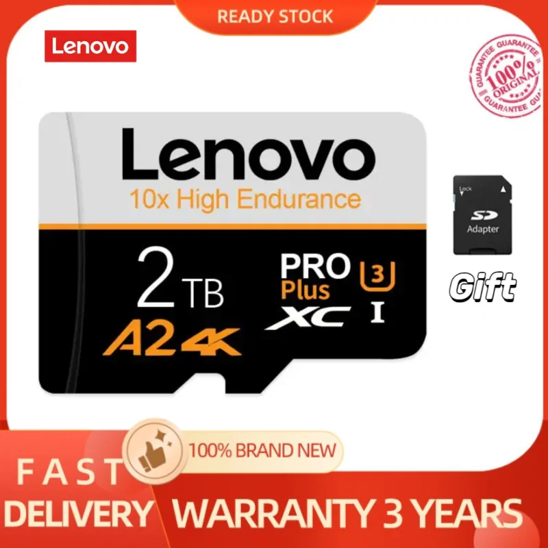 Lenovo Micro Card 512Gb Memory Sd Card 512Gb Minisd Ad Alta Velocità 128Gb Class10 Mini Sd Card Tf Card Per Smartphone/Pc/Fotocamera 100%