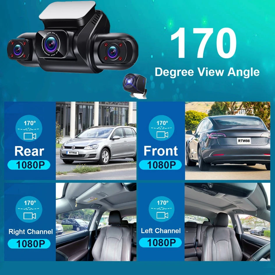 360 ڵ DVR  ͸  ,  ܼ ߰ ð ī޶, 4CH HD 4x2k + 2x1080p, 24 ð