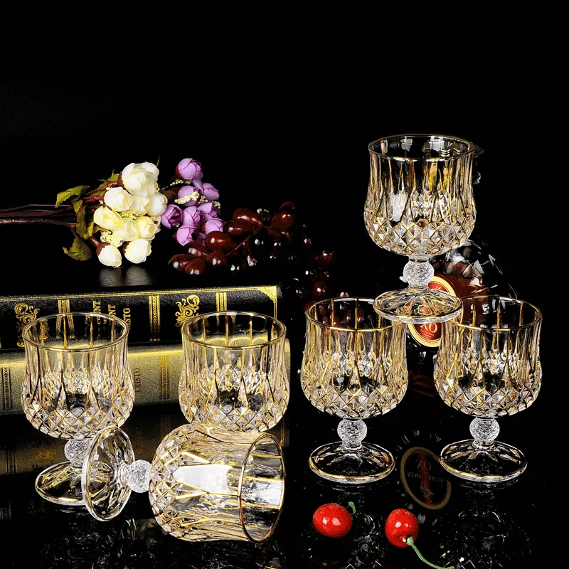 

Shot Glass Bar Sets Shaker Cocktail Whisky Decanter Bar Sets Tools Dinnerware Crystal Decanter Vino Drink Accessories WSW40XP