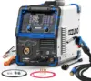 AZZUNO Aluminum 250Amp MIG Welder,6 in 1 Gas MIG/Spool Gun Compatible Welding Machine 110V/220V 1