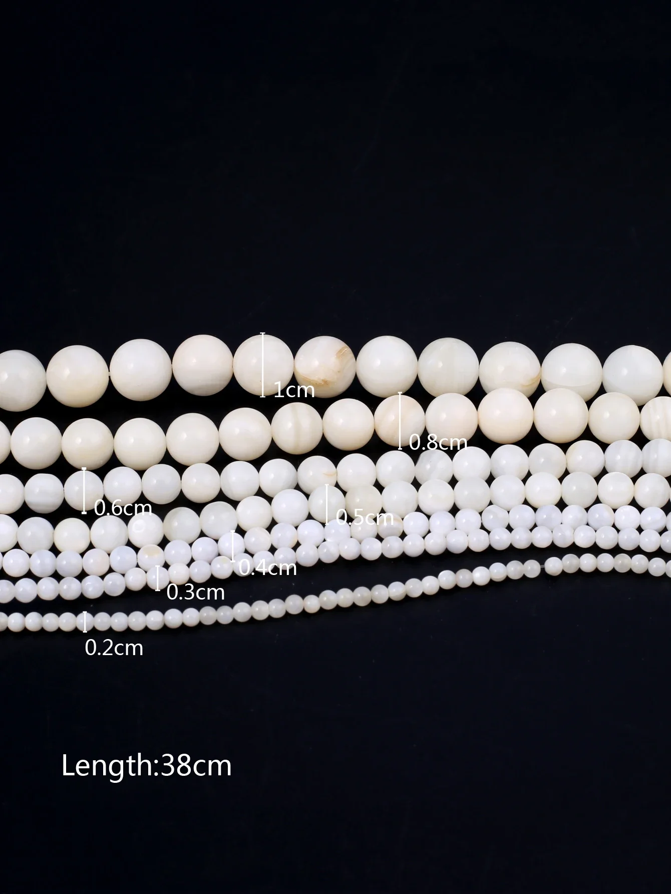 Natural shell beads Round shape Mother of pearl loose isolation bead for Jewelry Making DIY for bracelet necklace Accessories