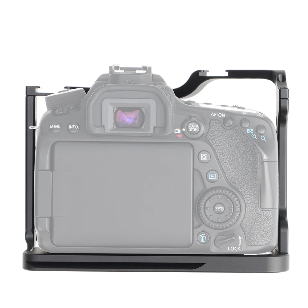 fotga alumínio dslr câmera gaiola kit suporte para canon fotografia câmera gaiola