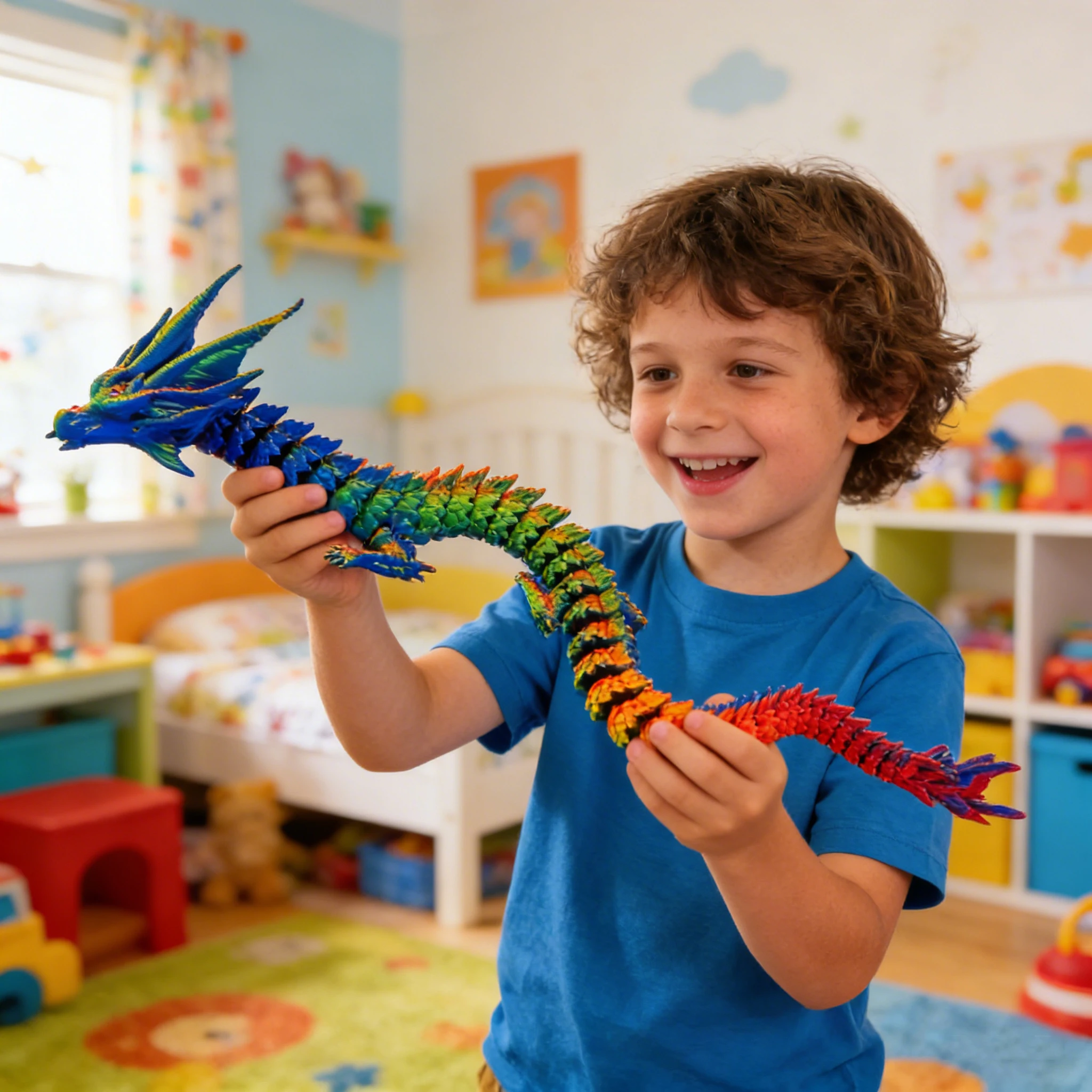 Exquisite Deep-Sea Dragon Figurine - Majestic Dragon-Inspired Home Decor & Unique Christmas Gift