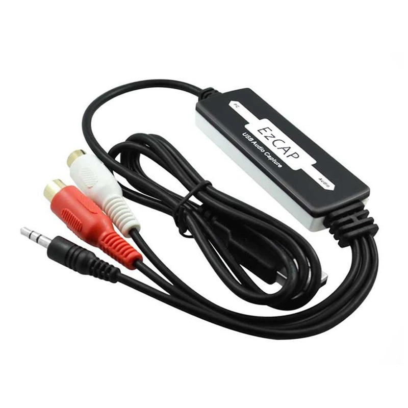 216 USB Audio Capture Grabber Card Cassette To CD/MP3 Converter WMA WAVE Recorde