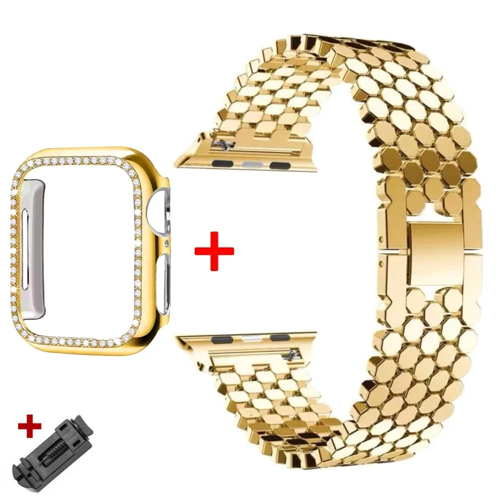 Premium Stainless Steel Watch Band Strap - Elegant Wristband Bracelet