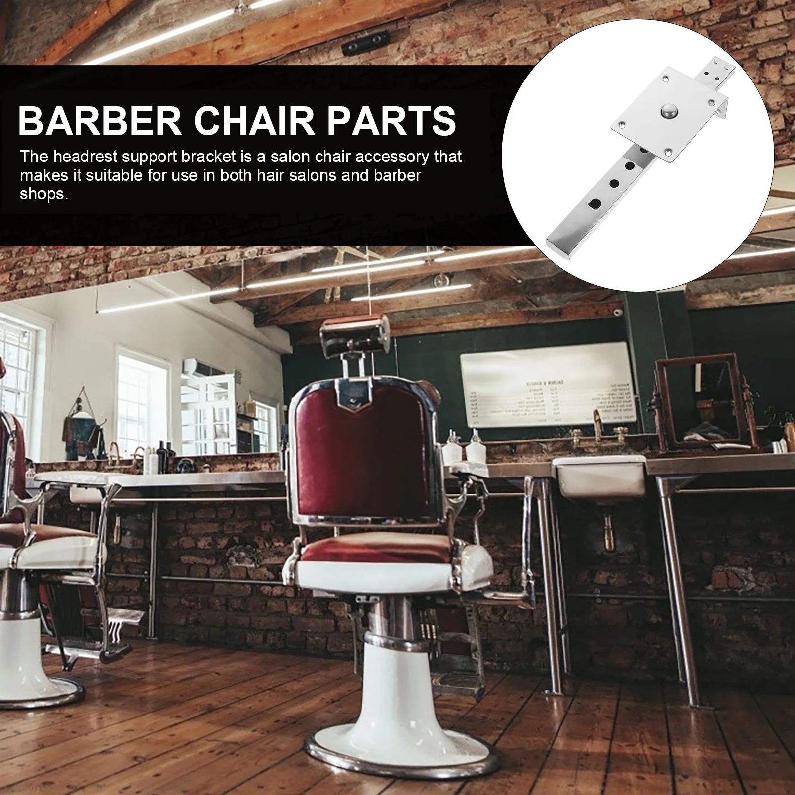 K902 Strong Chair Accessories Headrest Support Bracket Barber Replacement Parts Salon Attachment Massage Relaxation