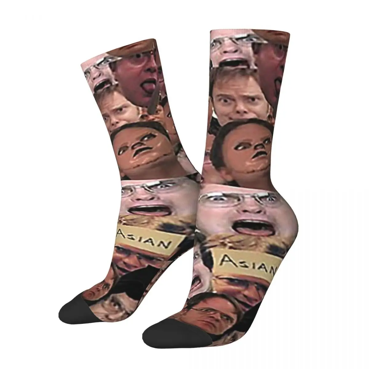 

Dwight Schrute Socks Harajuku Sweat Absorbing Stockings All Season Long Socks Accessories for Man's Woman's Birthday Present