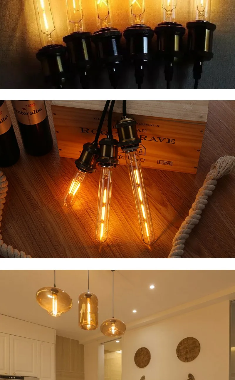 Retro Edison Light Bulb Image 4