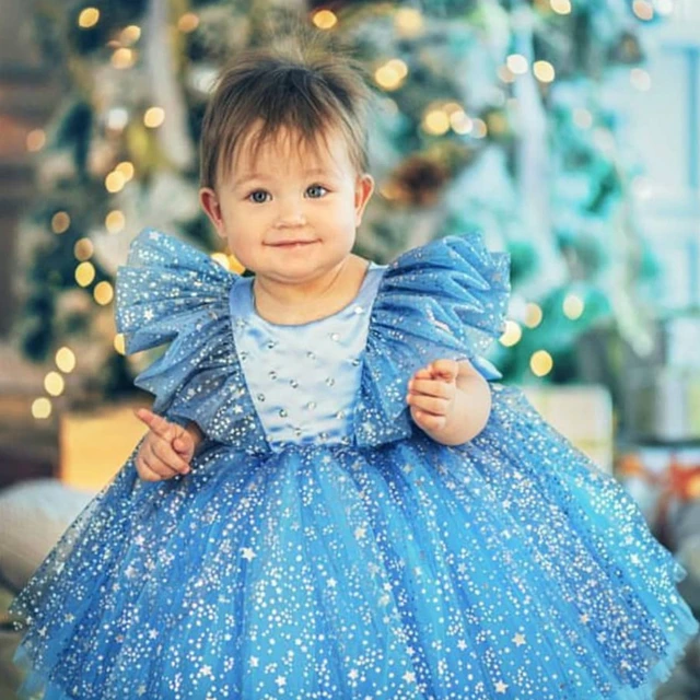 Robe d'été pour petites filles de 1, 2, 3, 4, 5 ans, en maille, Costume