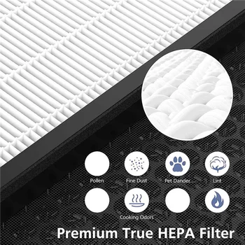 VELIF-Filtro Hepa per purificatore d'aria LEVOIT Vital 100S, prefiltro a carbone attivo ad alta efficienza, Vital 100S-RF, confe