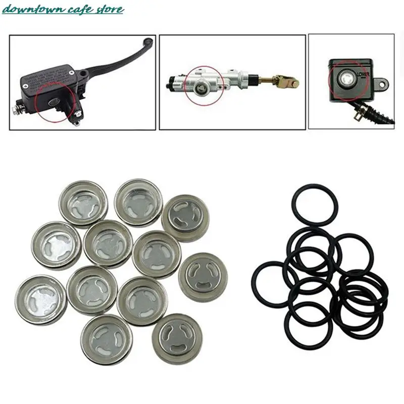 Motorcycle Oil Sight Glass 1X 12mm 18mm Motorcycle Sight Glass Oil Sight Glass for Brake Pump