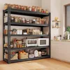 45.2" Wide Garage Shelving Heavy Duty Storage Rack 3000lbs Load Capacity, 5 Tier Adjustable Garage Storage Shelving Units 1